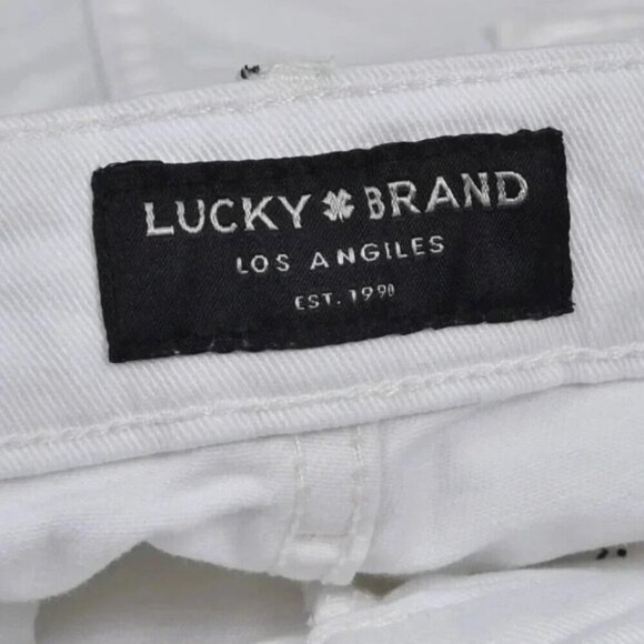 Lucky Brand Curvy High Rise Jean Short White 6" Inseam Size 10/30 - Picture 9 of 12